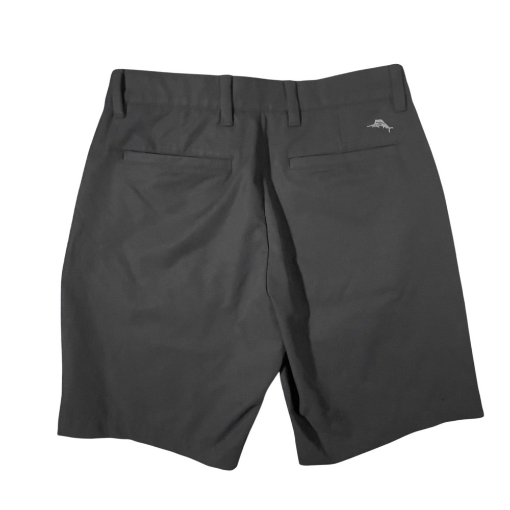 Tommy Bahama Boracay Shorts Mens 30 Black 9 Inch Inseam Recycled Tech Golf - Picture 3 of 10